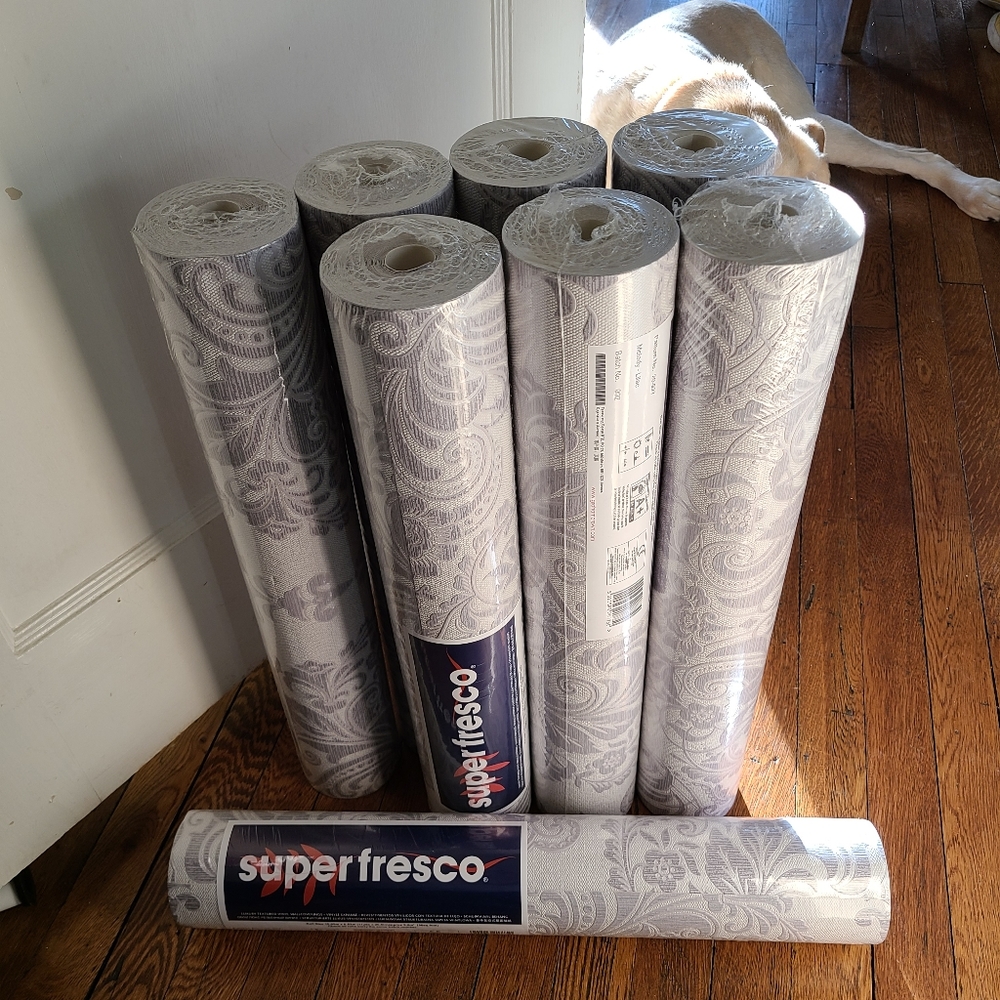 Super Fresco Olana Damask Wallpaper